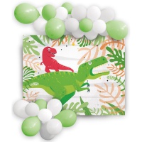 Kit de ballons et d'affiches sur les dinosaures préhistoriques - Eurofiestas