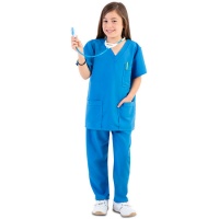 Costume d'infirmière bleu pour enfants