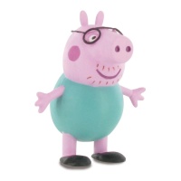 Décor de gâteau Papa Pig 7 cm - 1 pièce