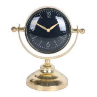 Horloge de table or et noir - DCasa