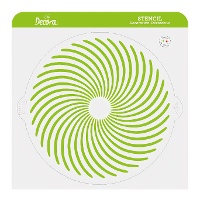 Pochoir spirale de 25 cm