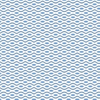 Tissu de coton Ikat Kemen - Indigo