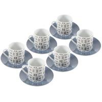 Tasse à café hydraulique 90 ml - 6 services