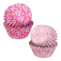 Fleurs de Pâques mini capsules pour cupcakes - PME - 60 pcs.
