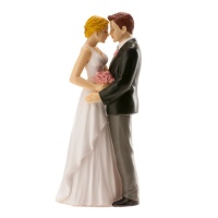 Figurine pour gâteau de mariage des mariés amoureux 16 cm - Dekora