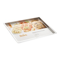 Plaque de cuisson en aluminium de 43,5 x 33,5 cm - Decora