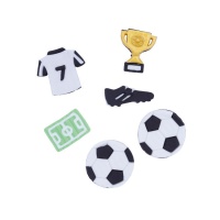 Figurines en sucre de football - PME - 6 pcs.