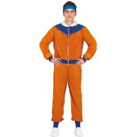 Costume de ninja Naruto orange et bleu pour enfants