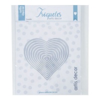 Emporte-pièces en forme de coeur - Artis decor - 18 pcs.