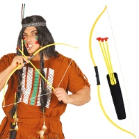 Arc et flèches en plastique