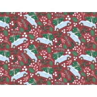Papier cadeau de Noël voiture de 2 x 0,70 m