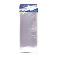 Papier cadeau transparent en cellophane 0,64 x 0,47 m - 2 unités