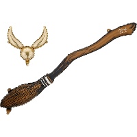 Ballons Harry Potter - Balai Nimbus 2000 et Vif d'or