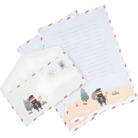 Cartes avec enveloppes pour Olentzero