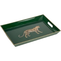 Plateau 45 x 31 cm royal motif guépard
