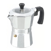 Cafetière italienne 3 tasses avec couvercle transparent - Kinvara