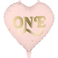 Ballon en forme de coeur « ONE » - 35 cm
