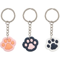 Porte-clés empreinte d'animal de compagnie - 1 unité
