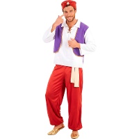 Déguisement d'arabe avec foulard pour homme