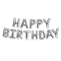 Ballon lettres Happy Birthday de 41 cm
