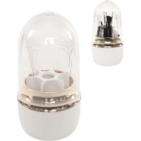 Organisateur de maquillage rotatif 360° 11,5 x 11,5 x 24,5 cm