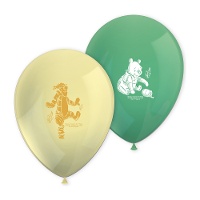 Ballons en latex Winnie the Pooh - thème nature - lot de 8 unités