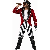 Costume de pirate corsaire anglais pour homme