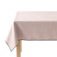 Nappe de 1,45 x 1,40 m en tissu beige