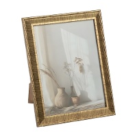 Cadre photo 15 x 20 cm doré style vintage