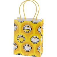 Sacs cadeaux Minions amusants - 12 x 15,5 x 6 cm - lot de 6