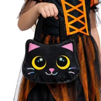 Sac chaton métallisé 29 x 31 cm