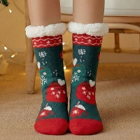 Chaussettes à motif de Noël - taille 36-42 - 1 paire