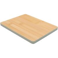 Planche à découper 27 x 20 cm avec bord antidérapant vert