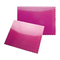 Base pour gâteau de 30 x 25 x 0,3 cm couleurs - 1 unité