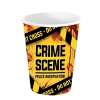 Gobelets « Crime Scene » pour Halloween - lot de 6