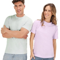 T-shirt en coton 100% 150 g pastel pour adulte - 1 unité
