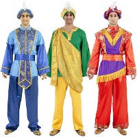 Déguisement de page royal pour adulte