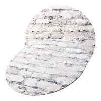 Socle pour gâteau de 35 x 35 x 0,3 cm design naturel - 1 unité
