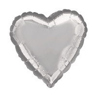 Ballon en forme de coeur coloré de 45 cm - Anagram - 1 unité