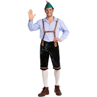 Costume tyrolien avec casquette pour homme