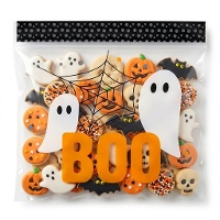 Sac à bonbons Boo Ghost 17 x 17 cm - Wilton - 20 pcs.