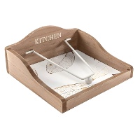 Boîte à serviettes en feuilles