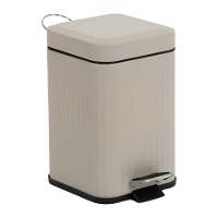 Poubelle carrée 3 L pour salle de bains