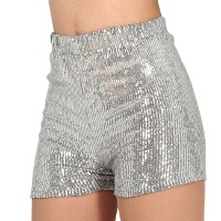 Short à paillettes
