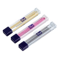 Recharge de mines pour porte-mines extra fin fuchsia, jaune et noir - Prym - 3 unités