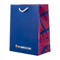 Sac cadeau 40 x 30 x 12 cm Barcelona bleu