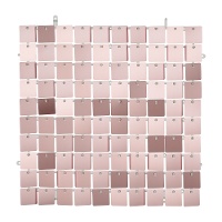 Rideau décoratif métallisé de 30 x 30 cm - 1 unité