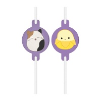 Pailles Squishmallows - lot de 6