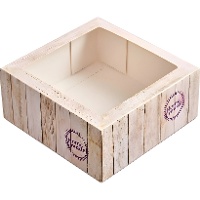 Boîte de 32 x 32 x 11,5 cm pour gâteau Pure - 2 unités
