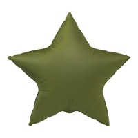 Ballon étoile de 45 cm aux couleurs mates - 1 unité